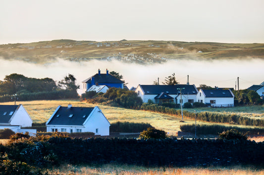 Ireland Morning Mist on the Hills